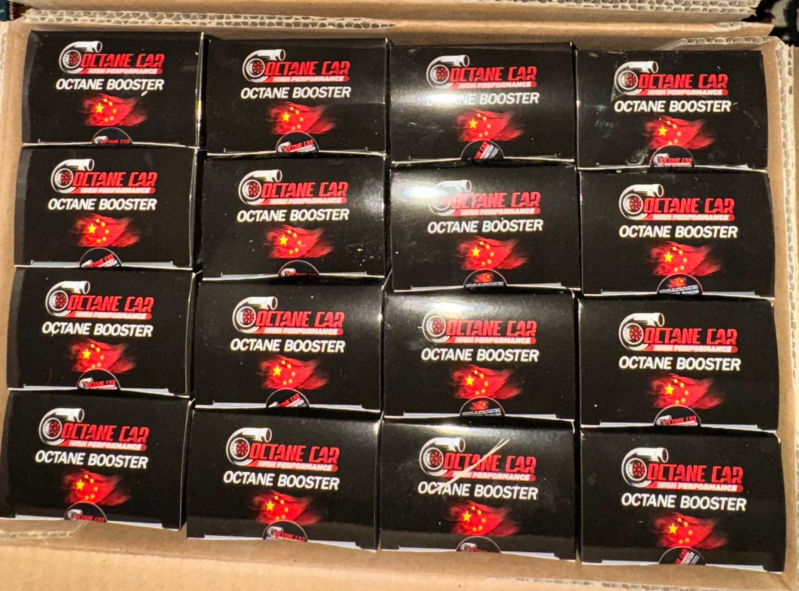 پکیج ۱۶ عددی اکتان کار مشکی(خودرو چینی)